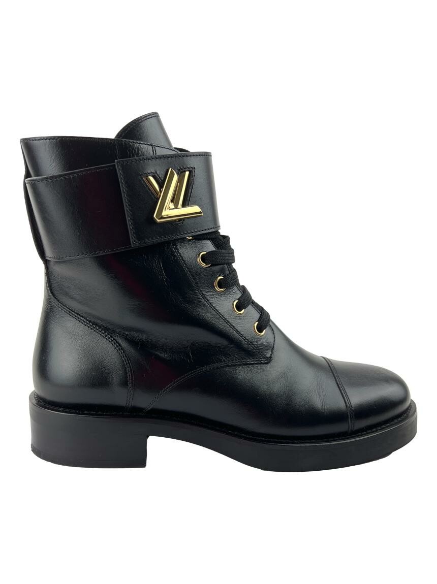 Bota Louis Vuitton Wonderland Ranger LV Preta Original - JZI159