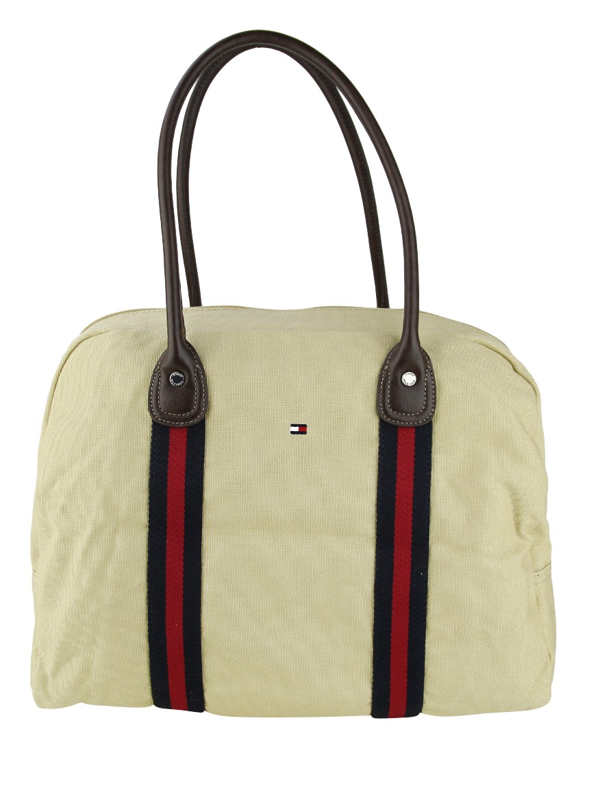 Bolsa Tommy Hilfiger Sarja Bege CGW19 Original Etiqueta Única