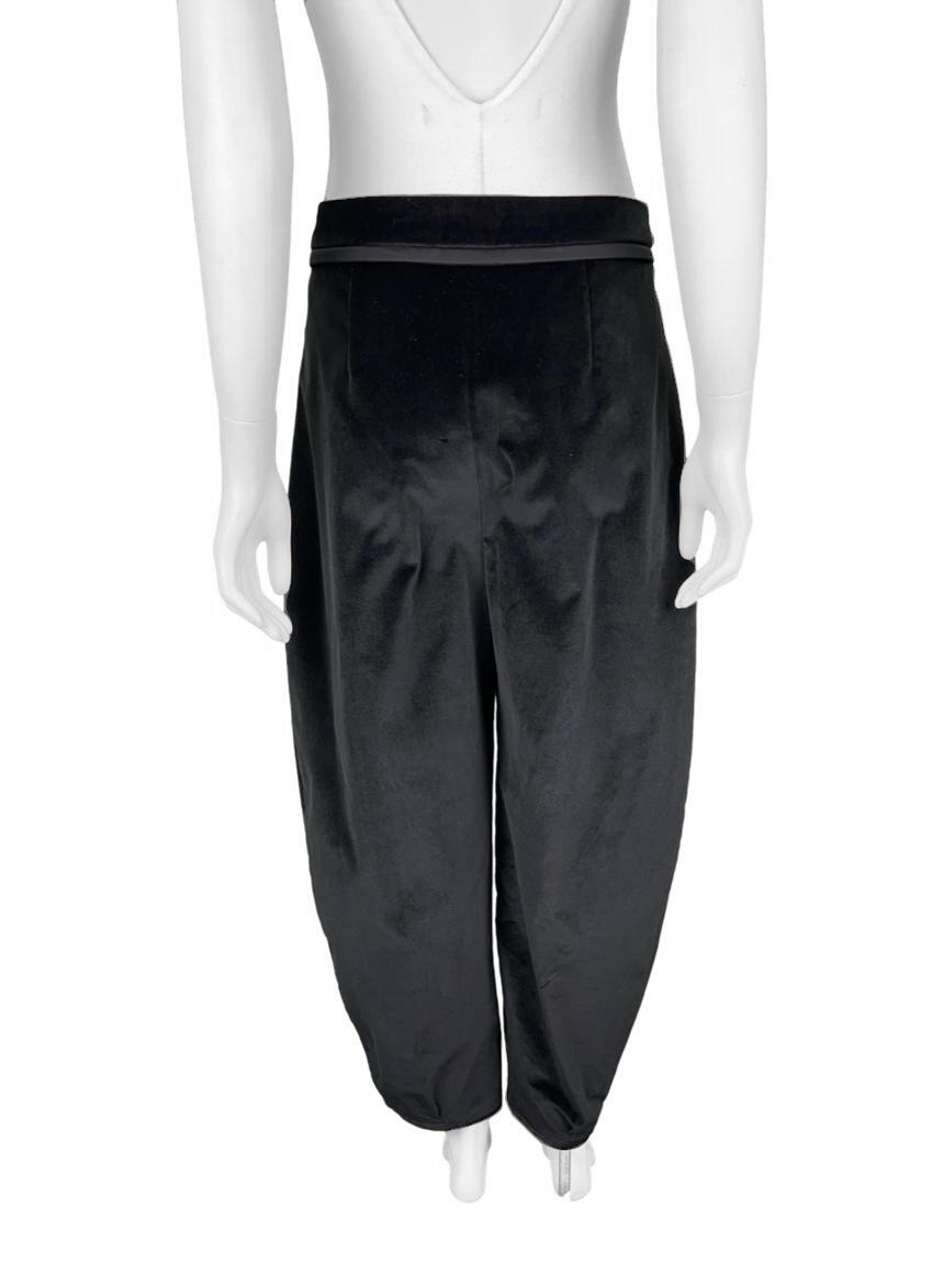 Calça Cris Barros Veludo Preto Original - BVT210 | Etiqueta Única