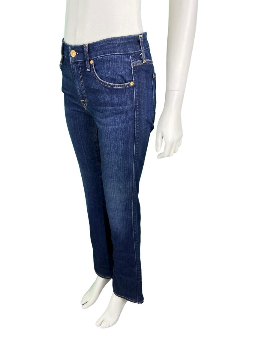 Jeans Seven For All Mankind Coupe Bootcut Taille 28 - Occasion En Très Bon état - Couleur Bleu