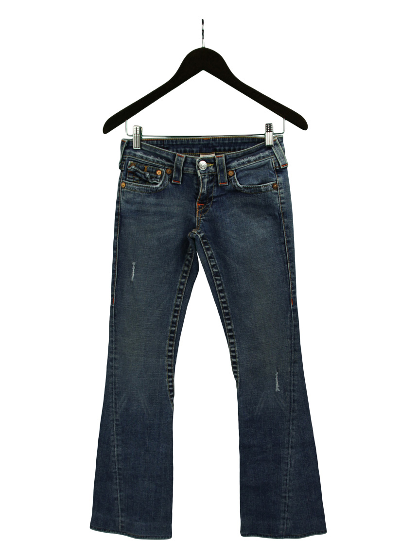Calça True Religion Jeans Linha Laranja EZ786 Original | Etiqueta