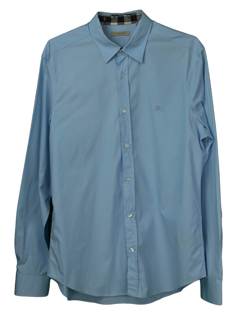 Burberry Brit メンズシャツ 水色 S Camisa Burberry Brit Azul Claro - BYI2 Original | Etiqueta Única
