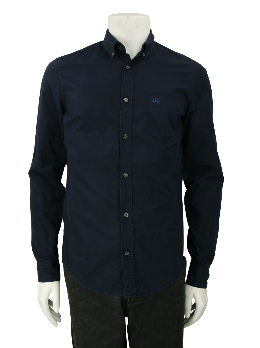 Camisa burberry 2025 azul marinho