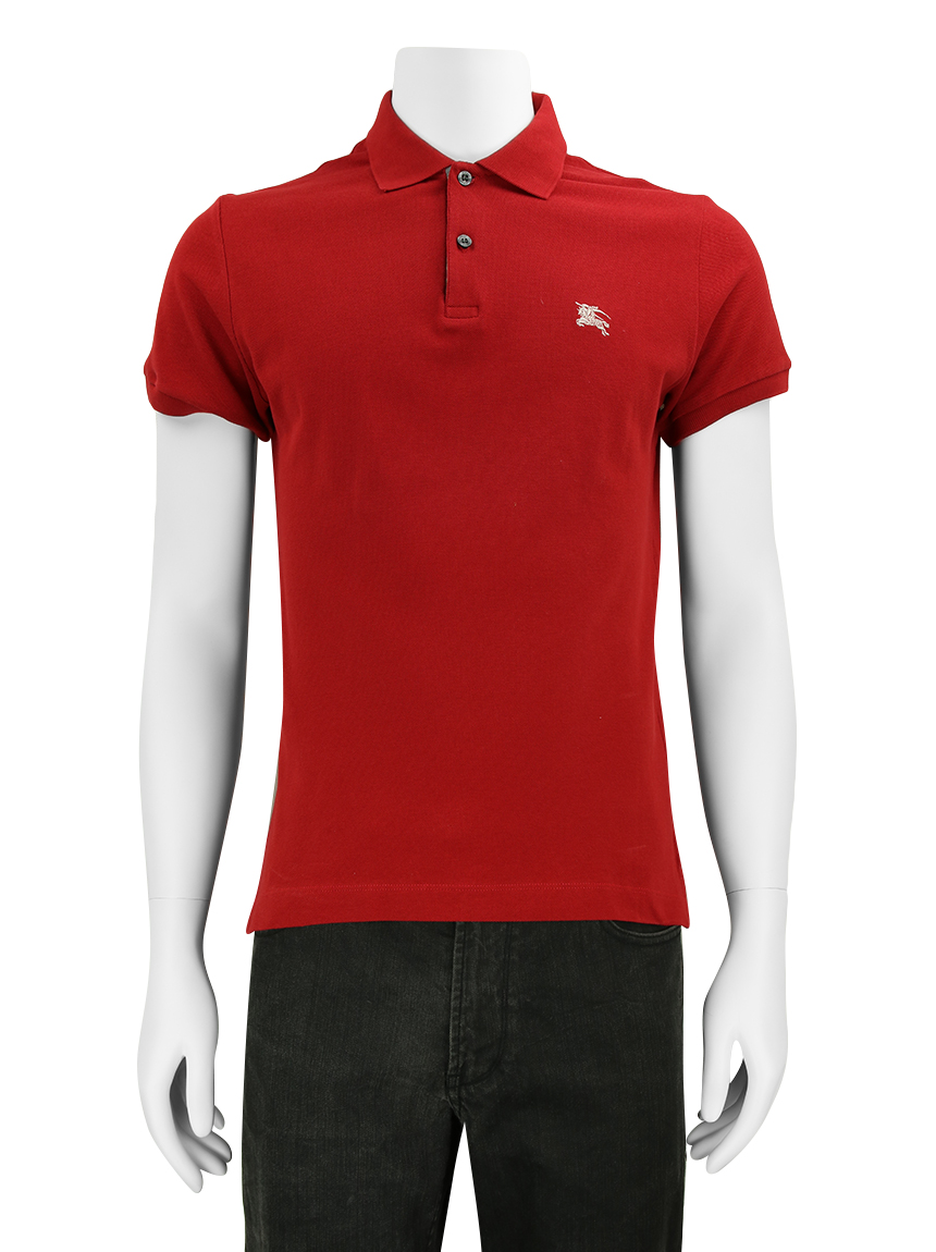 Camisa Polo Burberry Brit Vermelha Masculina Original - GLM3 | Etiqueta  Única