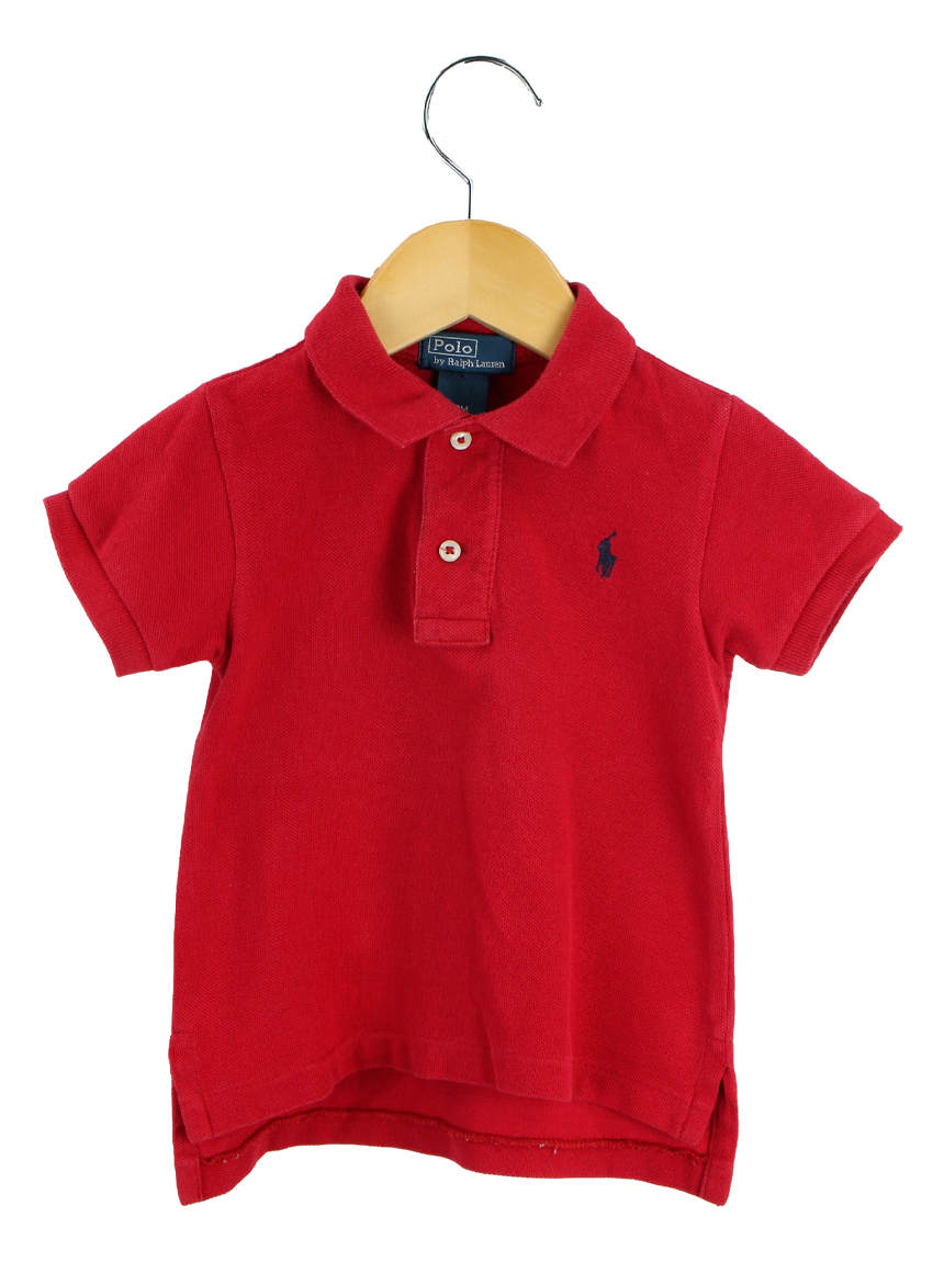 Camisa Polo Ralph Lauren Polo Vermelha Bebê Original - SCS14