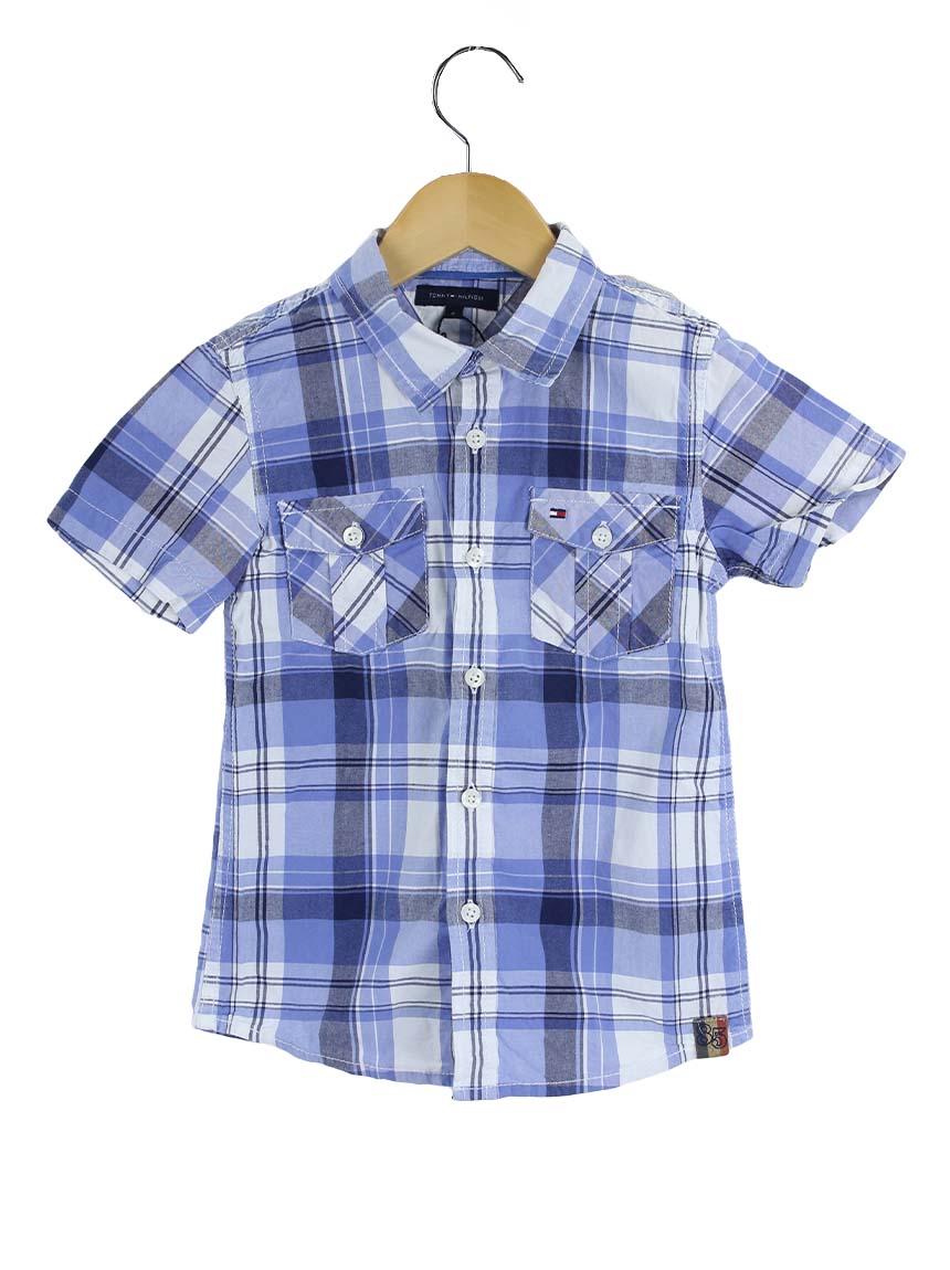 Camisa xadrez tommy hilfiger hot sale infantil