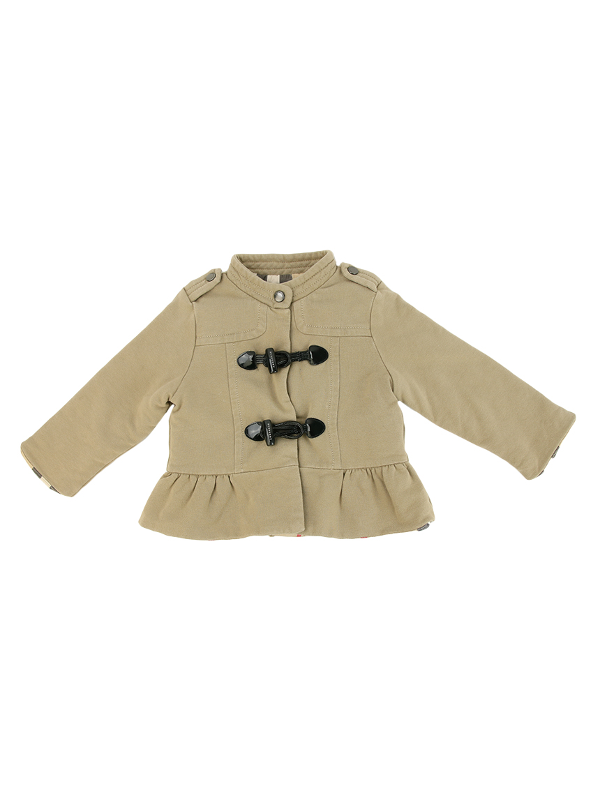 Casaco Burberry Algodao Bege Infantil Original Etiqueta Unica