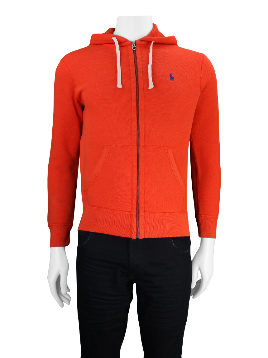Casaco Polo Ralph Lauren Moletom Laranja Masculino GOG13
