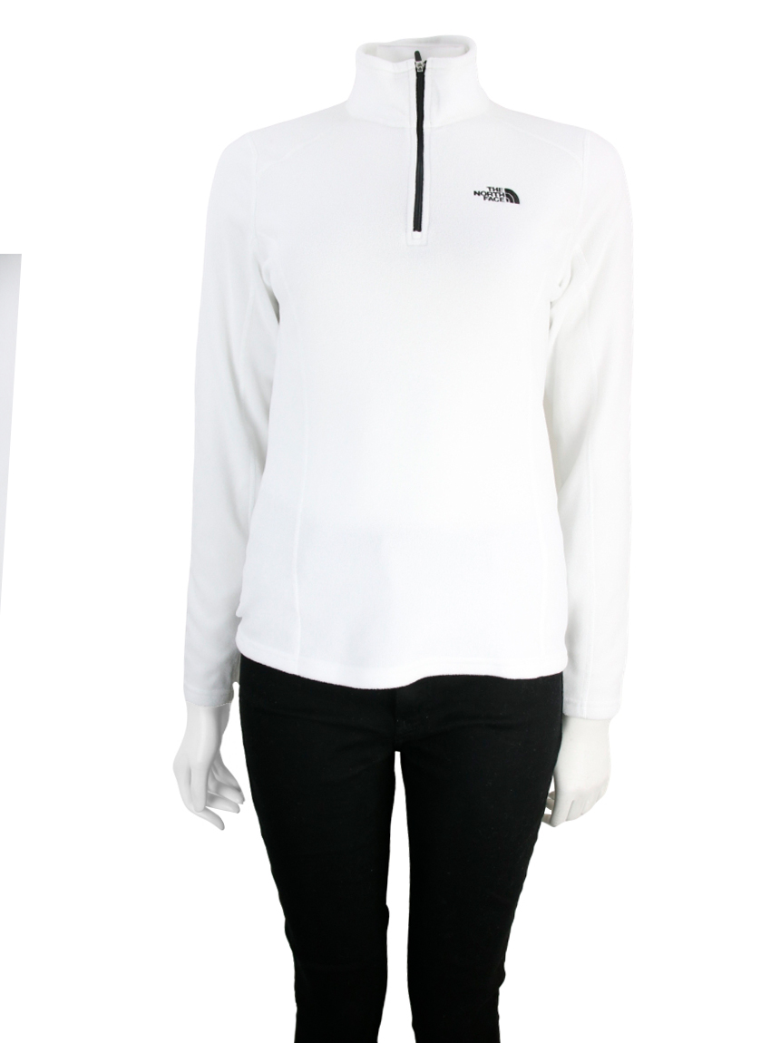 Casaco The North Face Fleece TKA 100 Glacier Branco Original - QVQ18