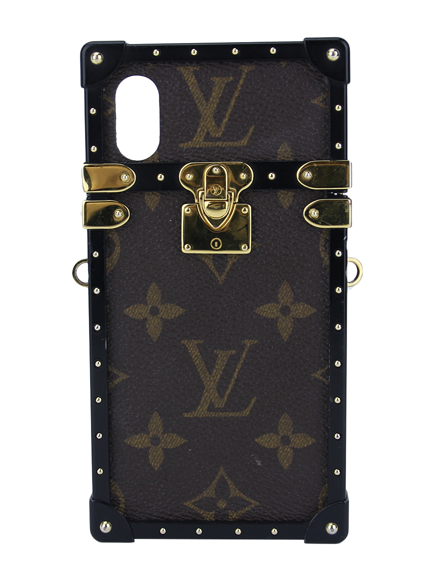 Case Louis Vuitton Eye Trunk iPhone X Monograma Original - INZ8