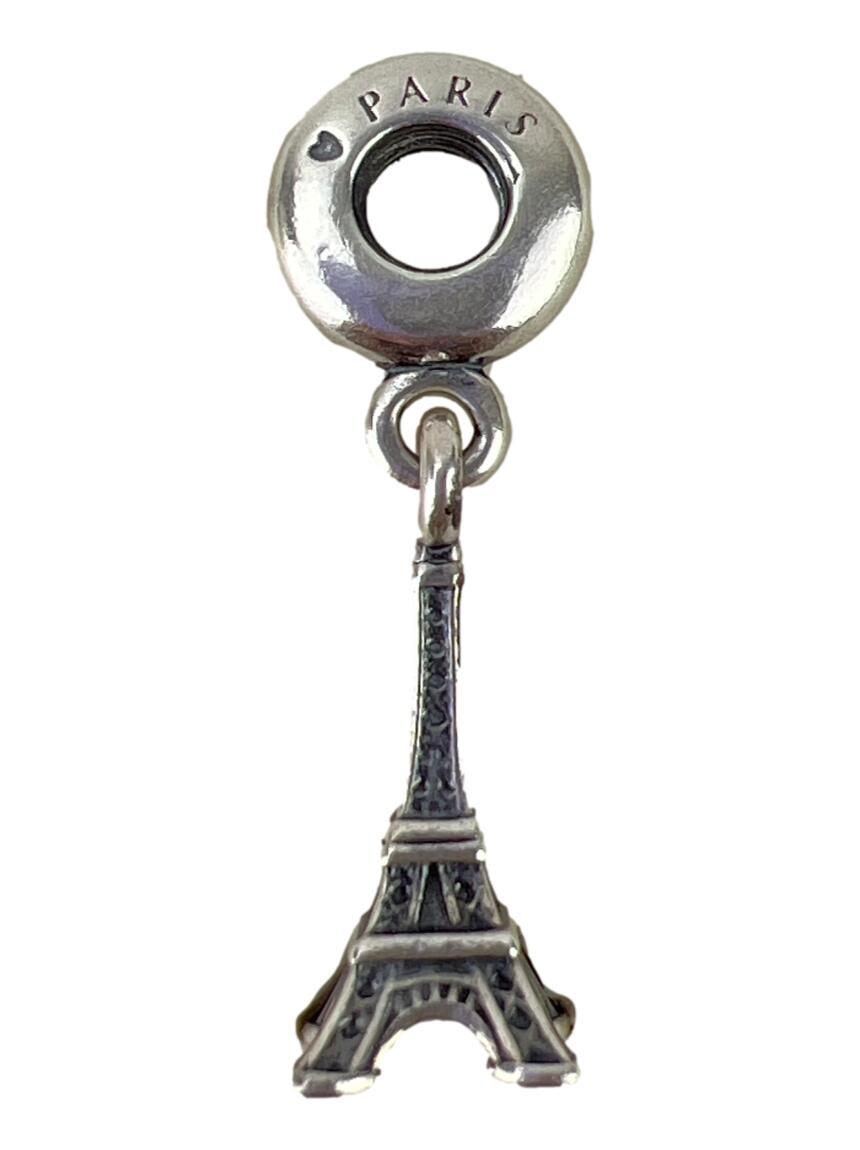 Charm Pandora Torre Eiffel Prata Original KZA89 Etiqueta Única
