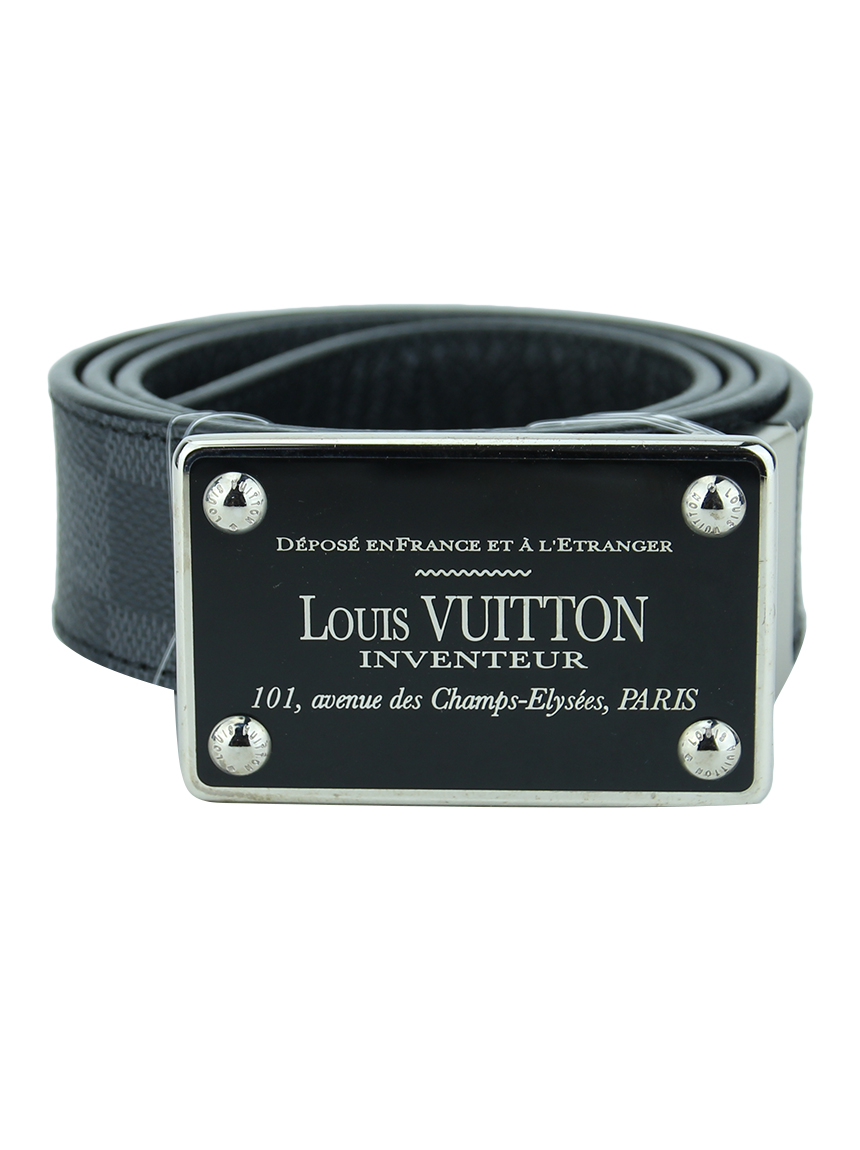 Cinto Louis Vuitton Neo Inventeur Damier Infini Masculino Original - LBE6