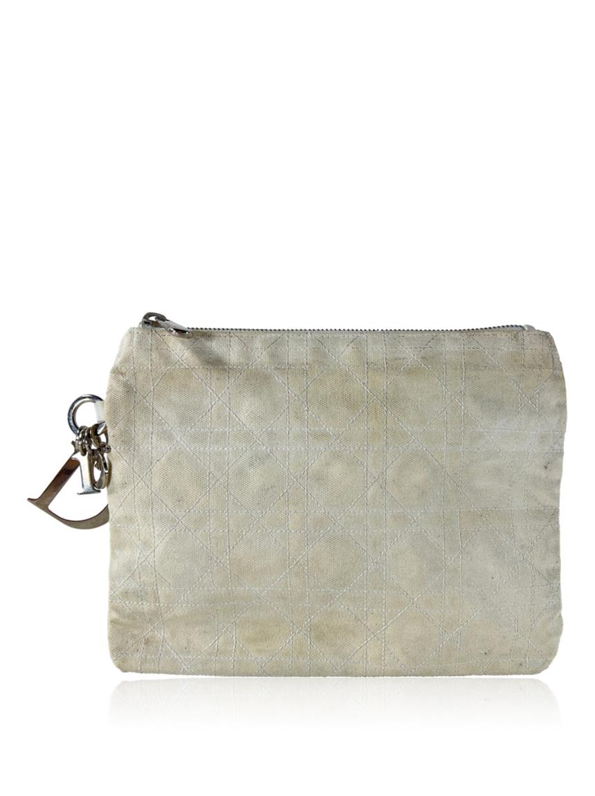 christian dior christian dior panarea cannage branca white