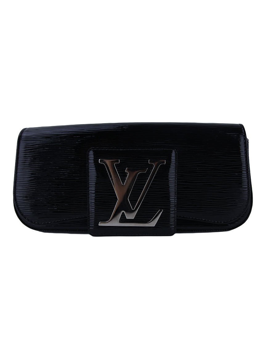 Clutch Louis Vuitton Electric Sobe Epi Preto Verniz