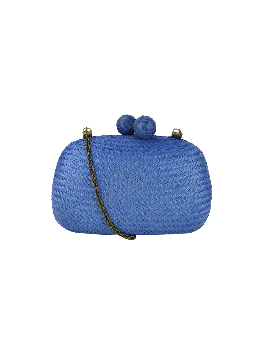 Clasp clutch serpui marie Bolsa Serpui Marie Palha Verde - FDV25 Original