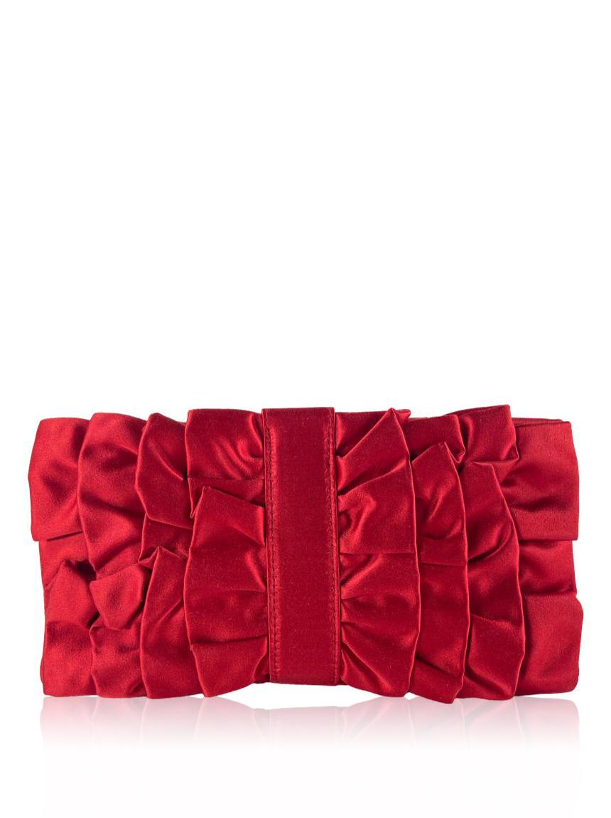 valentino valentino cetim vermelha vintage red