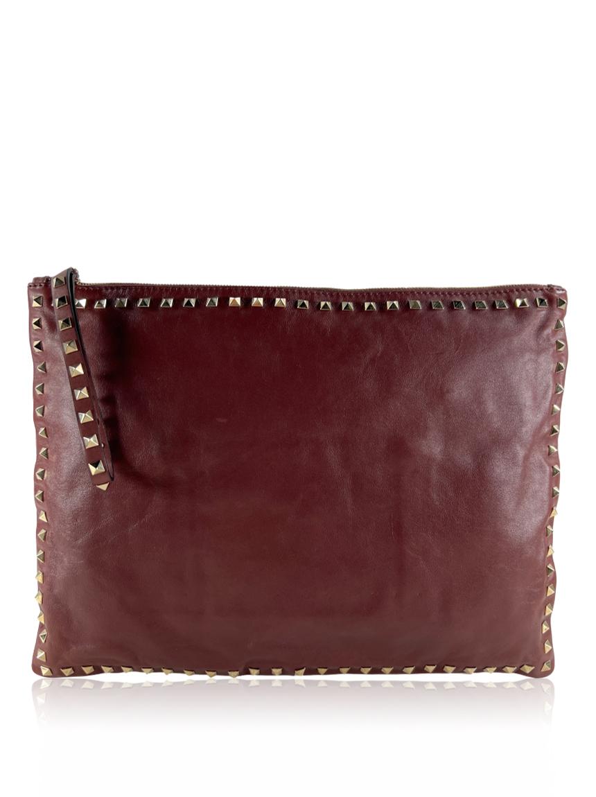 valentino valentino rockstud vinho red