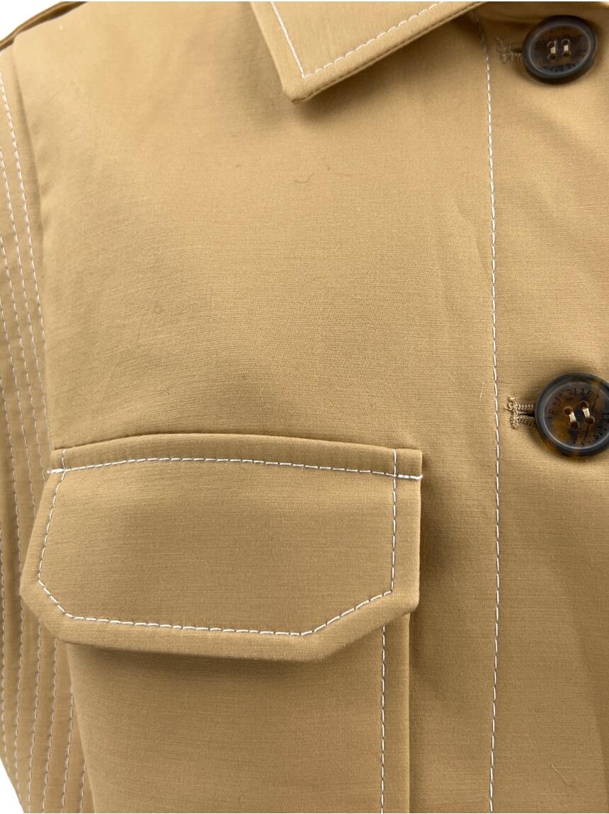 Colete Le Lis Blanc Roberta Caramelo Original - LBY16 | Etiqueta Única