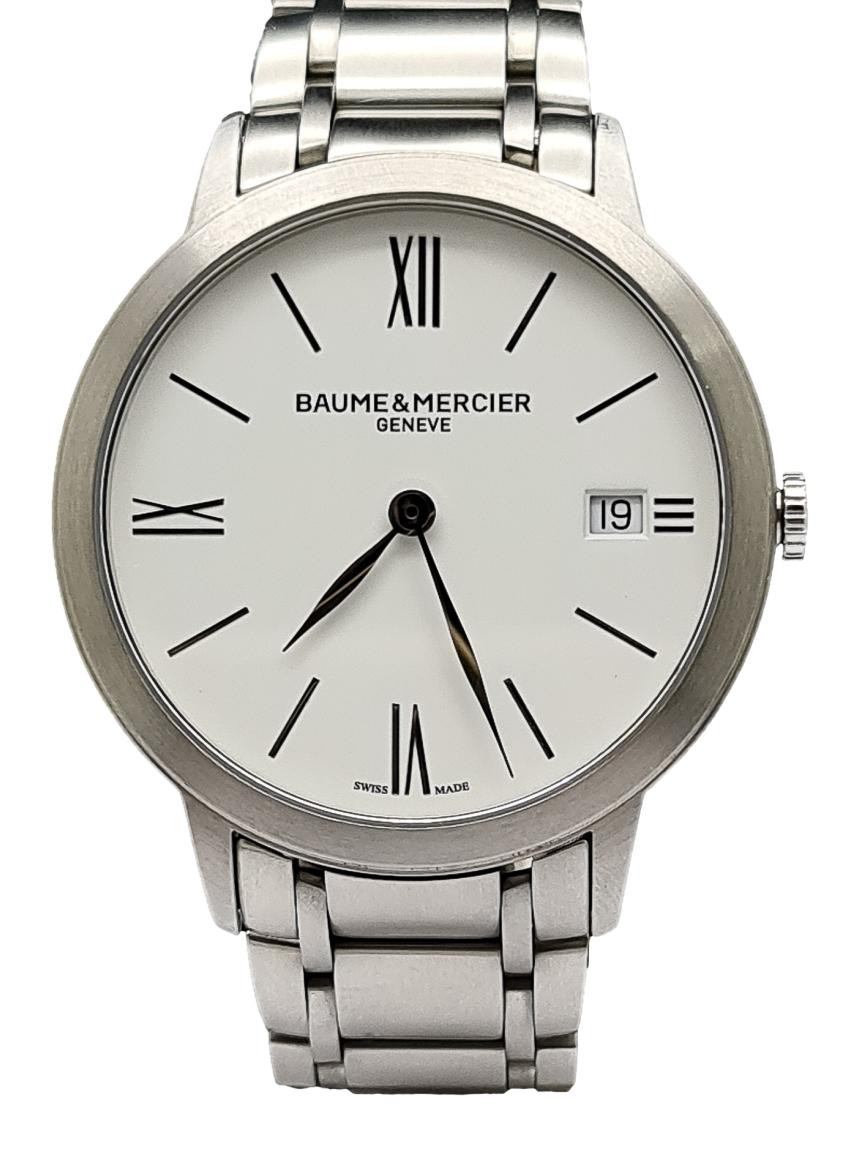 Rel gio Baume Mercier Classima Quartz Prateado