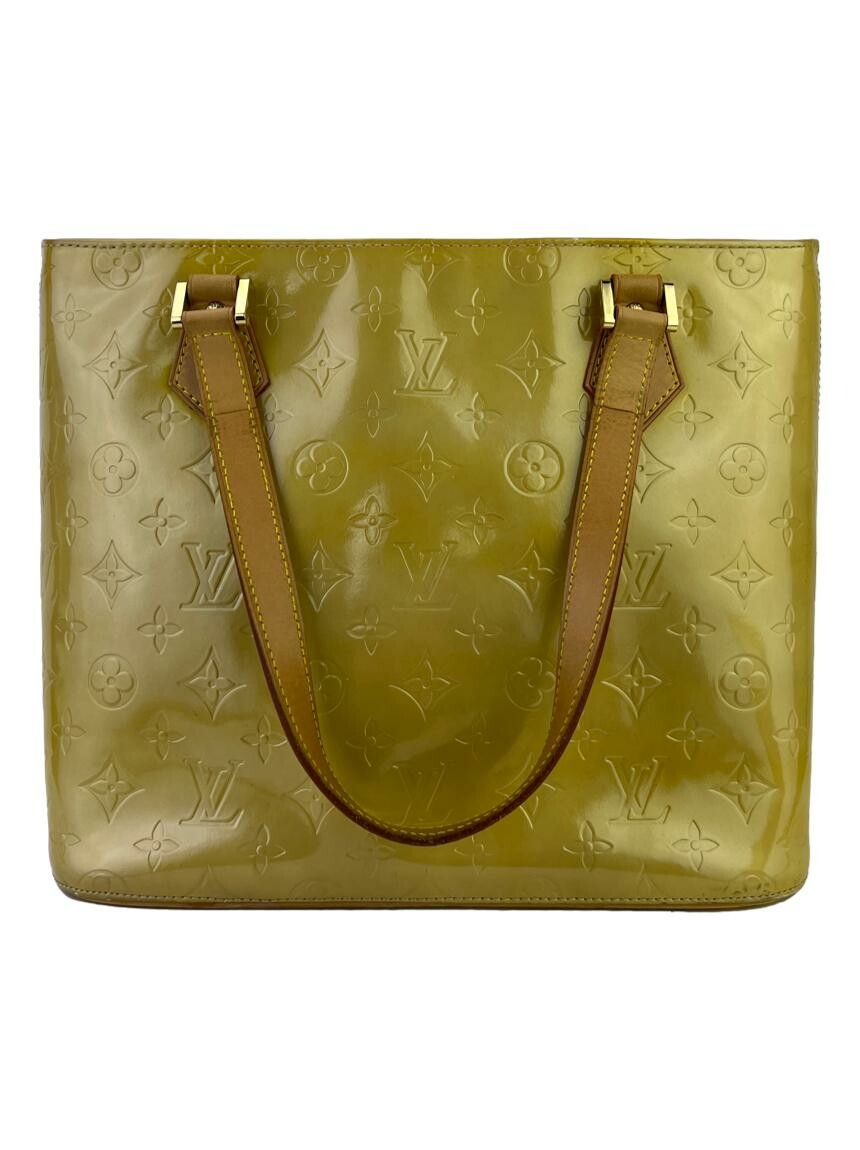 Yellow Louis Vuitton Monogram Vernis Houston Tote Bag