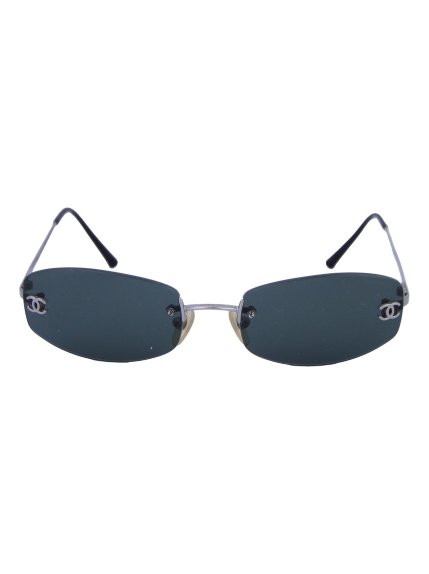Chanel サングラス 4002 Óculos Chanel Rimless 4002 Preto - NLD79 Original | Etiqueta Única