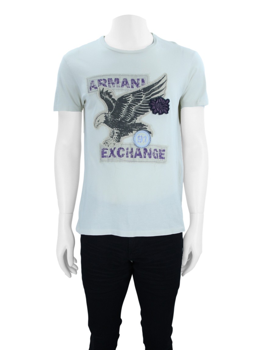 Blusa Armani Exchange Patchwork Masculina Original PAB1