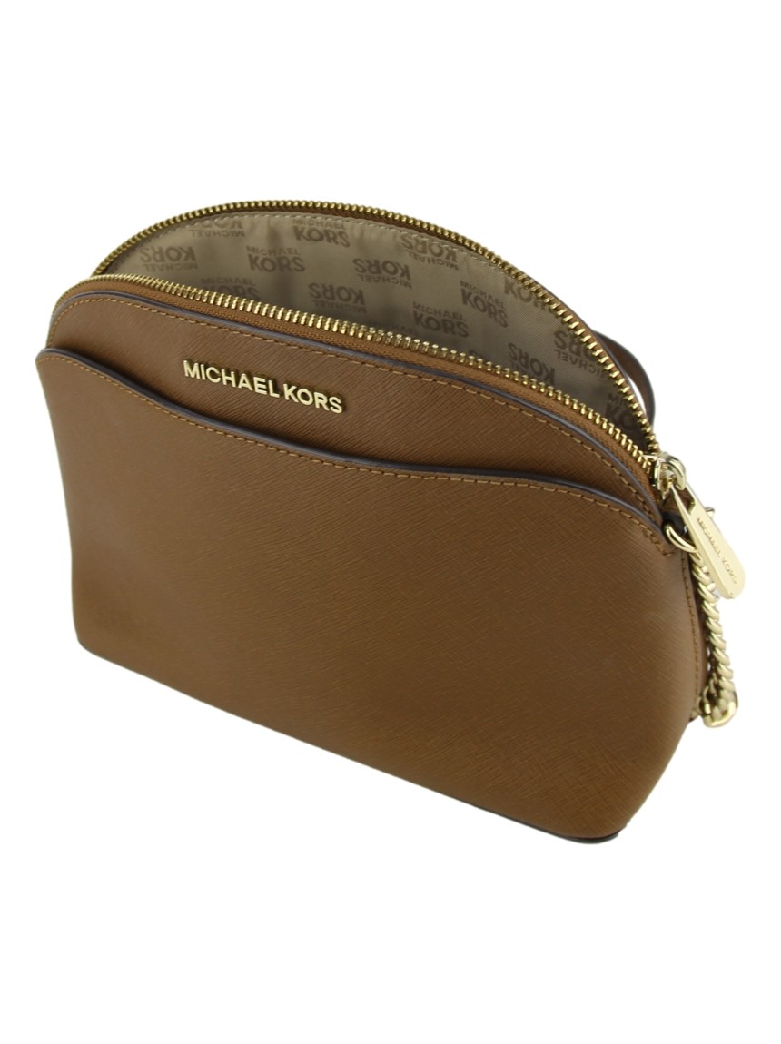Bolsa Michael Michael Kors Emmy Crossbody Caramelo Original SHE4