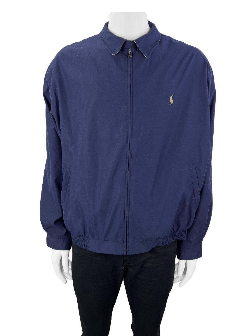 Jaqueta Polo Ralph Lauren Bomber Azul Marinho - DPT60 Original ...