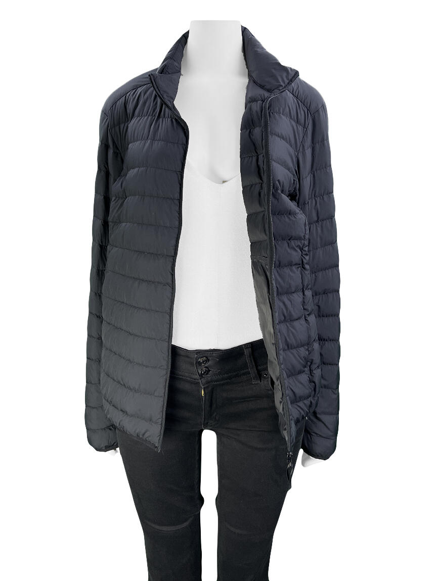 Veste Uniqlo Nylon Doublée Duvet - Taille M - Bordeau - Matelassée - Occasion Très Bon état