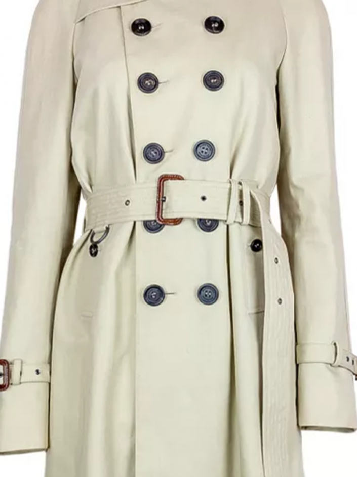 burberry brit trench coat women's