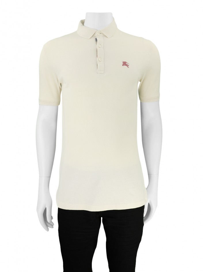 Alberto Knit Polo Blouse - Creme