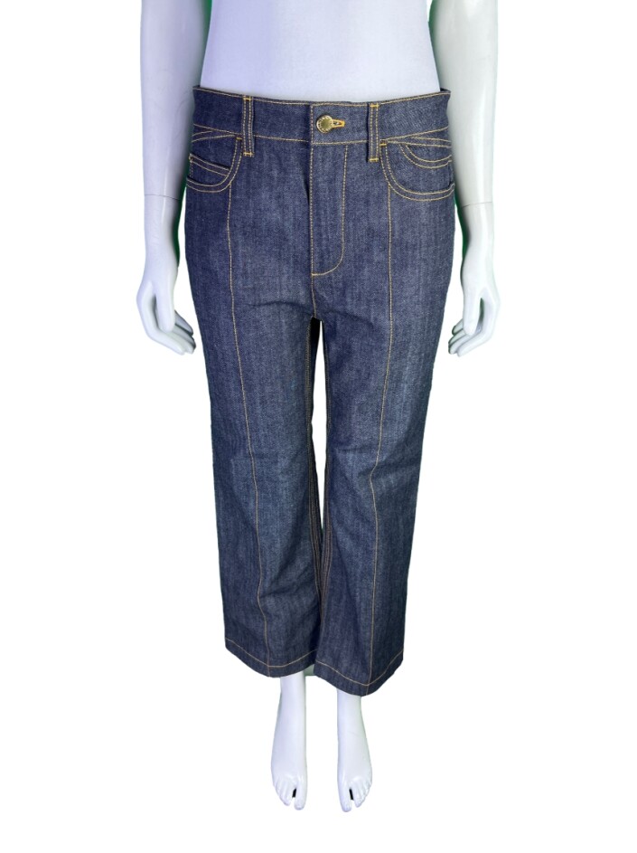 Calça Louis Vuitton Bolso Monograma Jeans Original - PW679