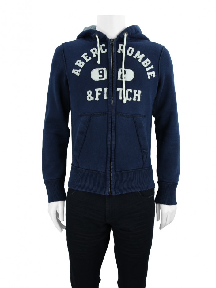 Casaco Abercrombie & Fitch Moletom Azul - OEJ35 Original