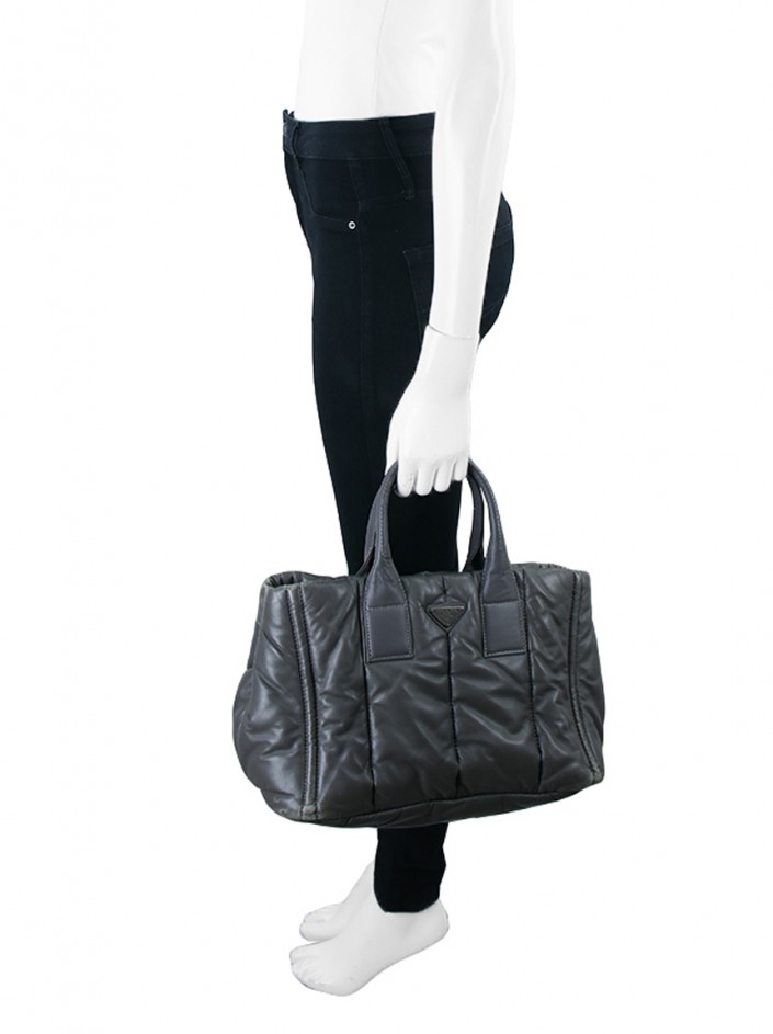Bolsa Prada Nappa Bomber Tote - AS1011 Original | Etiqueta Única
