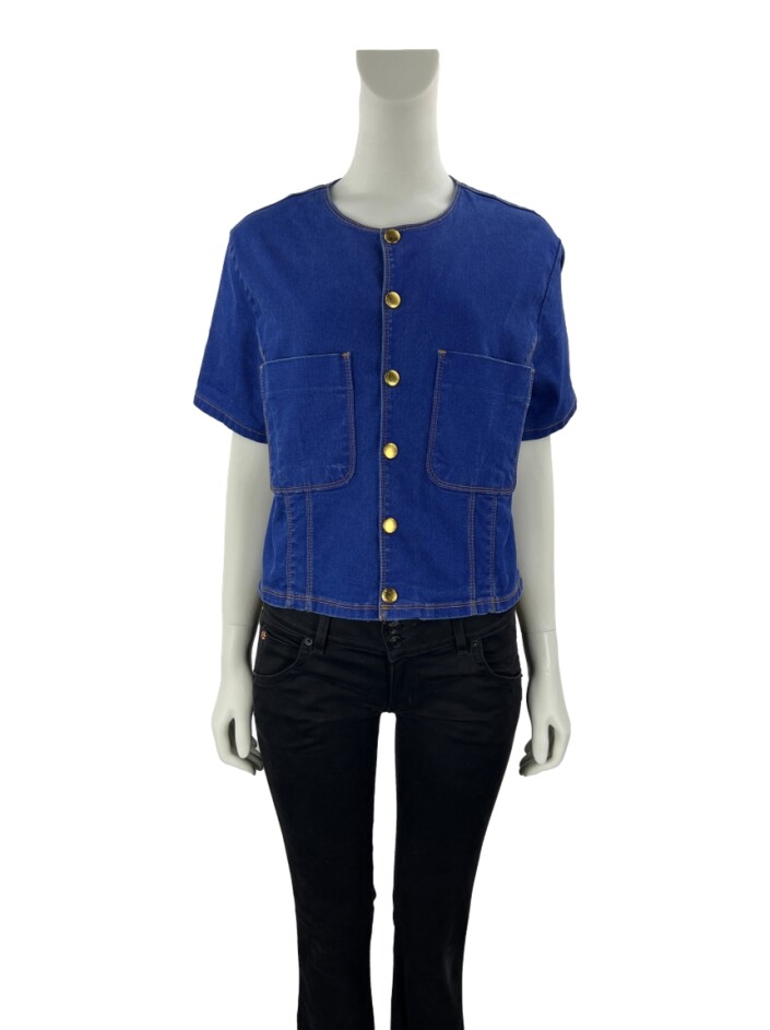 Blusa jeans hot sale c&a