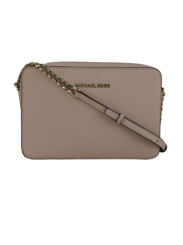 Bolsa Michael Kors Jet Set Crossbody Rosa Claro Original - VWR2 | Etiqueta  Única