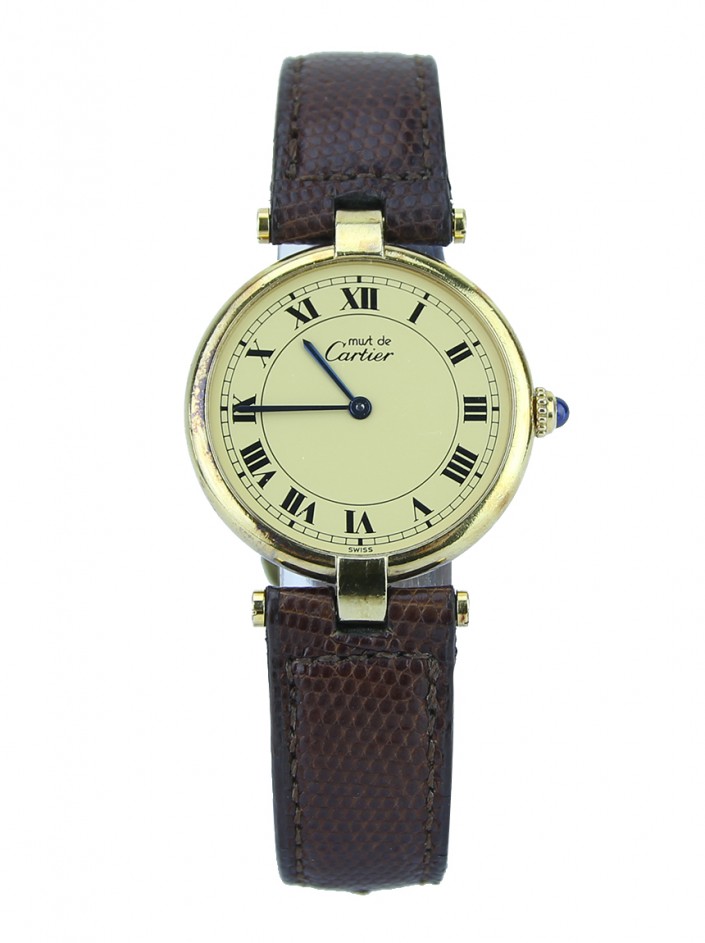 Relógio Cartier Must de Cartier Vendome Vermeil - PSI54 Original