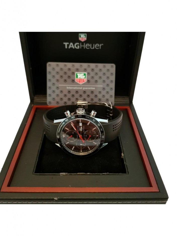 Rel gio Tag Heuer Carrera Chrono Tachymeter Autom tico Preto