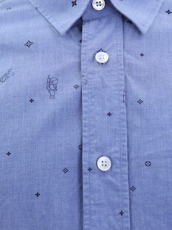 Camisa Louis Vuitton Tecido Estampado Original - DAW58