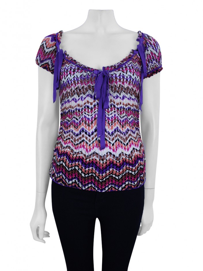 Blusa Missoni Wolford Original EZR127 Etiqueta nica