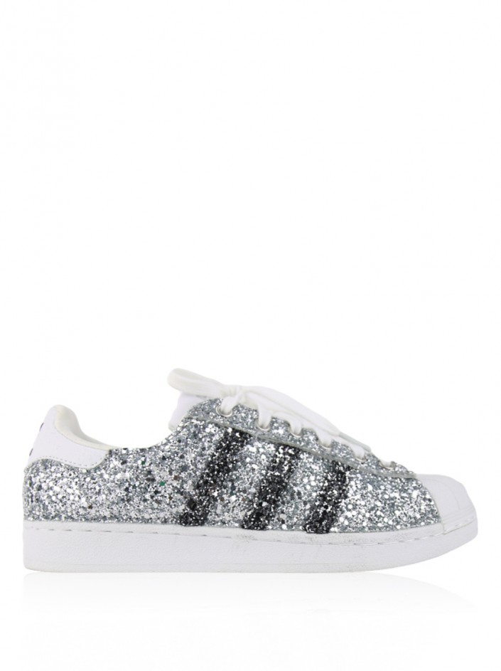 Tenis adidas superstar store glitter