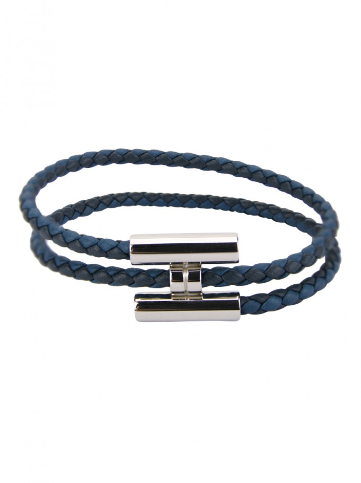 Pulseira Hermès Tournis Tresse - QTW1 Original | Etiqueta Única