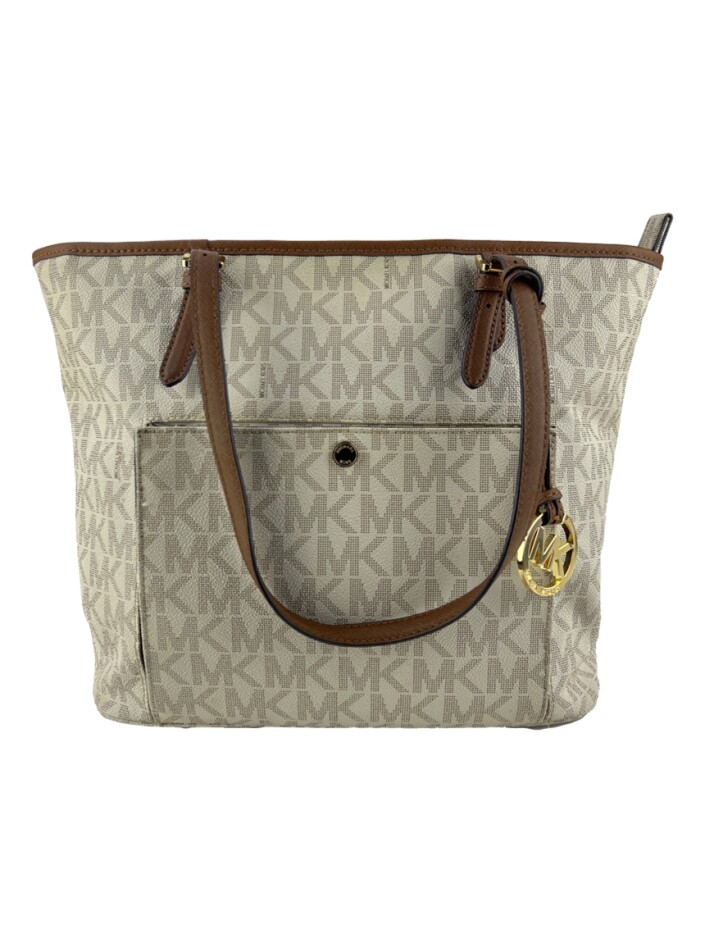 Bolsa michael kors 2024 jet set monogram