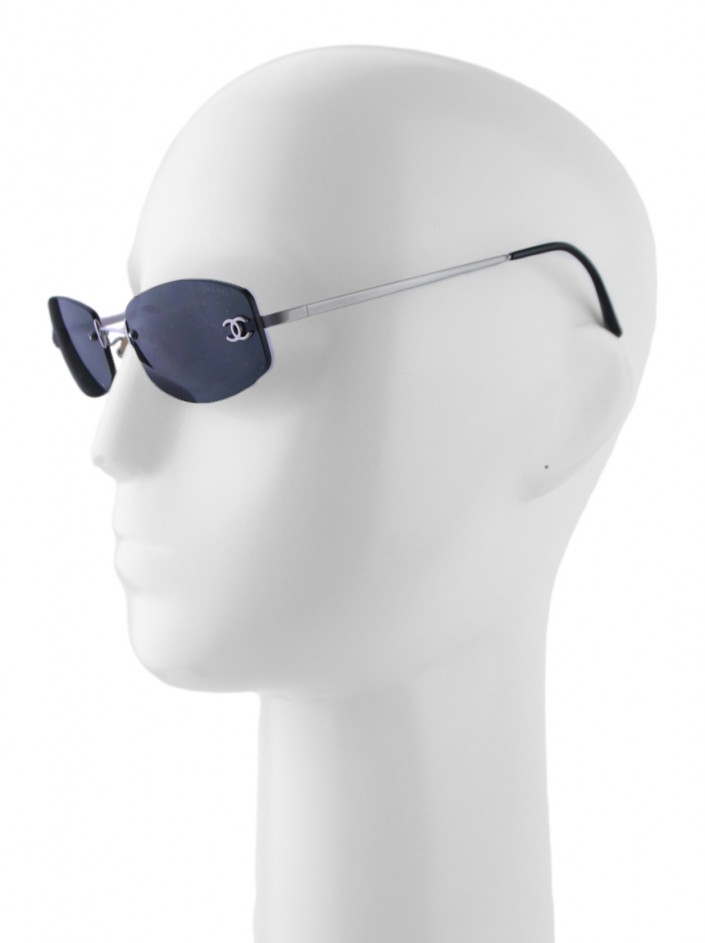 Óculos Chanel Rimless 4002 Preto - NLD79 Original | Etiqueta Única