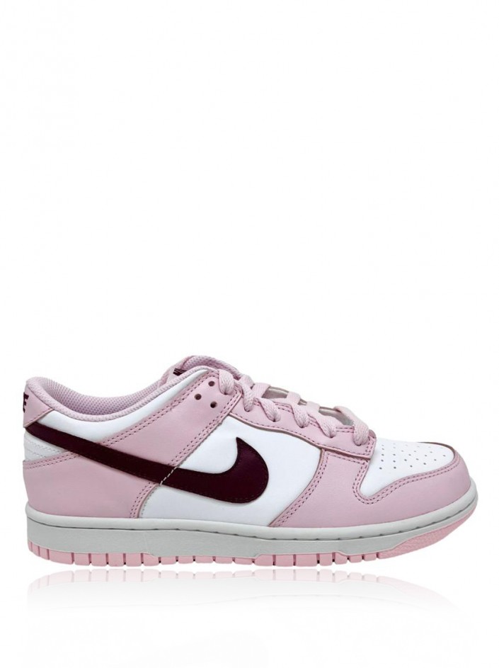 Nike pink sales and white