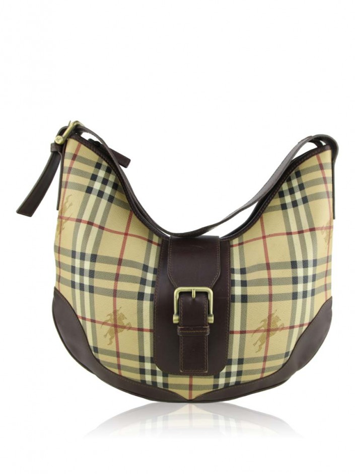 Burberry discount haymarket hobo