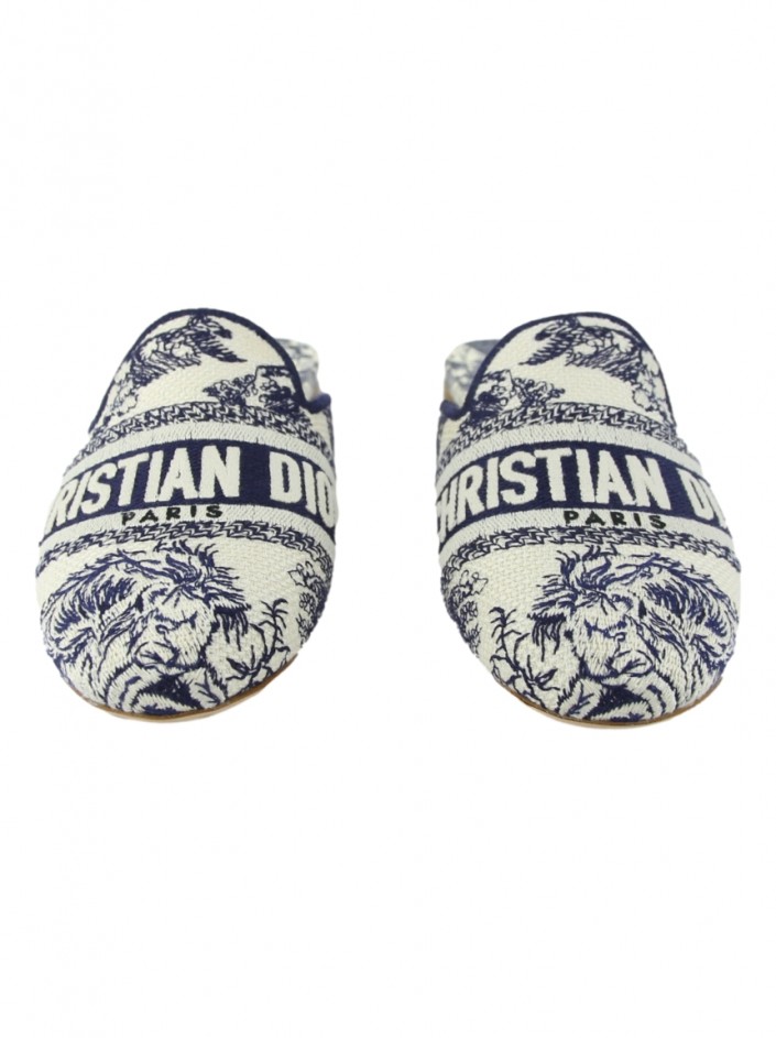 Mule Christian Dior Toile de Jouy - AS1022 Original | Etiqueta Única