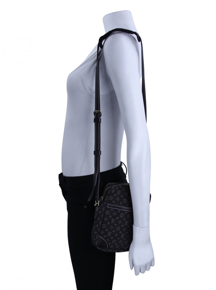 Bolsa Louis Vuitton Danube Mini Lin Canvas Marrom - JXG6 Original