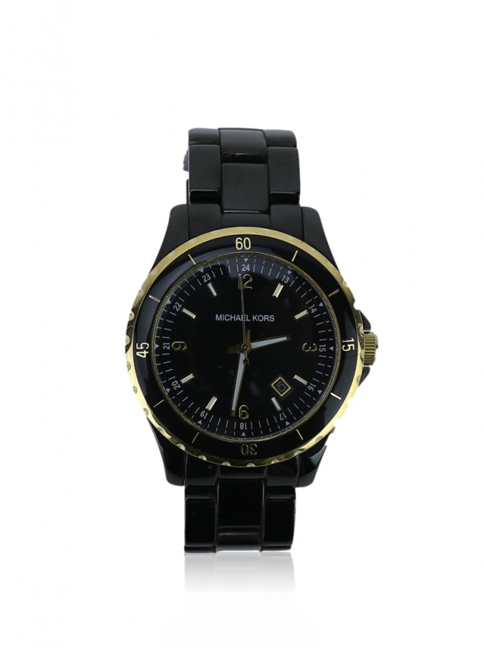 Relogio mk hot sale feminino preto