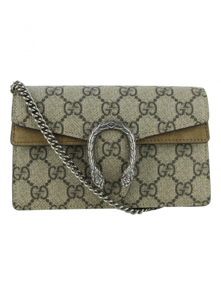 Bolsa Gucci Dionysus Super Mini GG Supreme - STS2 Original
